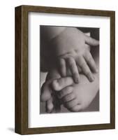 Hope: Baby Hands and Feet-Laura Monahan-Framed Art Print