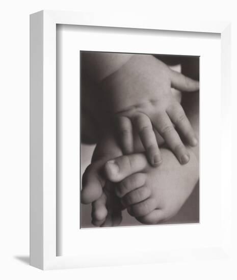 Hope: Baby Hands and Feet-Laura Monahan-Framed Art Print