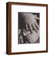 Hope: Baby Hands and Feet-Laura Monahan-Framed Art Print