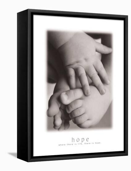 Hope - Baby Hands-Laura Monahan-Framed Stretched Canvas