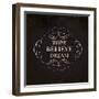 Hope Believe Dream-Lula Bijoux-Framed Art Print