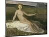 Hope, c.1872-Pierre Puvis de Chavannes-Mounted Giclee Print