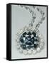 Hope Diamond White-null-Framed Stretched Canvas