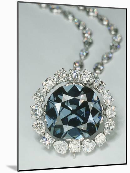 Hope Diamond White-null-Mounted Photographic Print