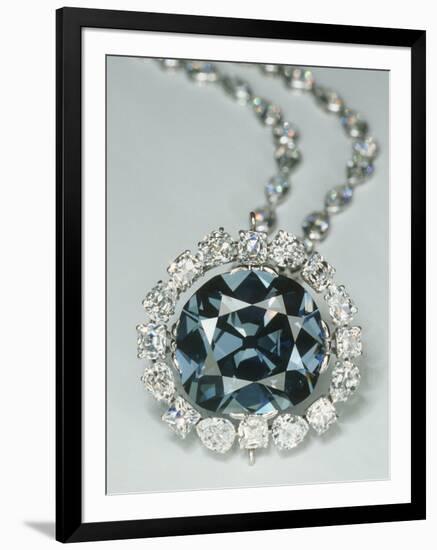 Hope Diamond White-null-Framed Photographic Print