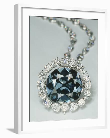 Hope Diamond White-null-Framed Photographic Print