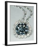 Hope Diamond White-null-Framed Photographic Print