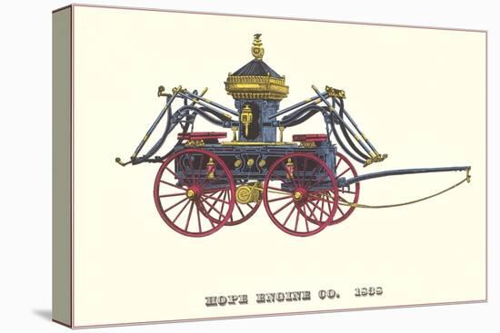 Hope Engine Vintage Fire Wagon-null-Stretched Canvas