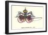 Hope Engine Vintage Fire Wagon-null-Framed Art Print