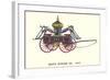 Hope Engine Vintage Fire Wagon-null-Framed Art Print