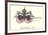 Hope Engine Vintage Fire Wagon-null-Framed Premium Giclee Print