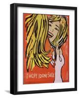 Hope I Dont Suck-Jennie Cooley-Framed Giclee Print