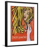 Hope I Dont Suck-Jennie Cooley-Framed Giclee Print