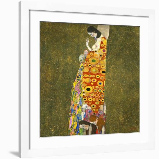 Hope II, 1907-1908-Gustav Klimt-Framed Premium Giclee Print