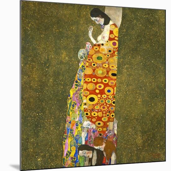 Hope II, 1907-1908-Gustav Klimt-Mounted Premium Giclee Print