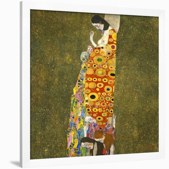 Hope II, 1907-1908-Gustav Klimt-Framed Art Print