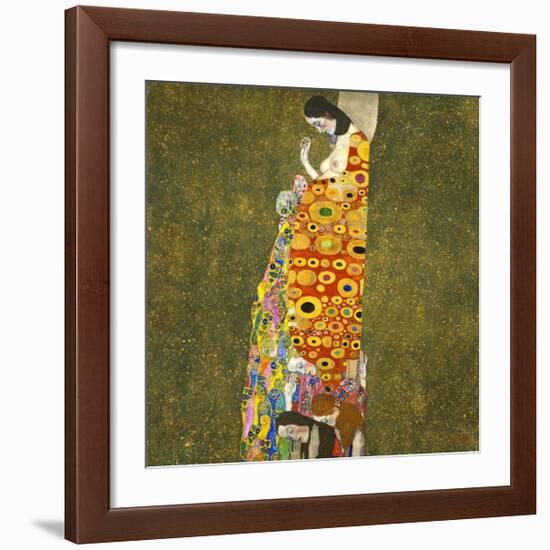 Hope II, 1907-1908-Gustav Klimt-Framed Art Print