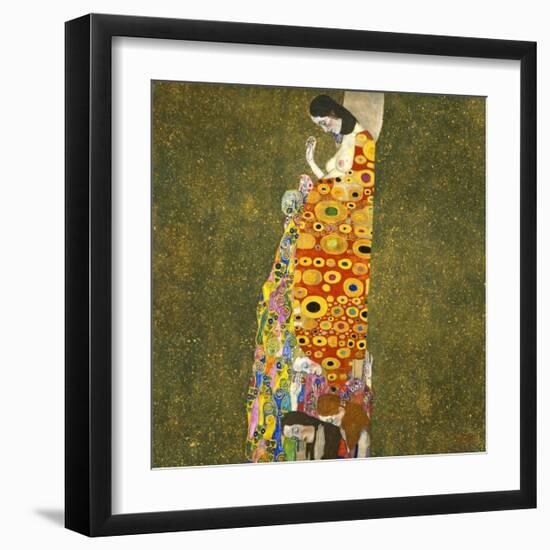 Hope II, 1907-1908-Gustav Klimt-Framed Art Print