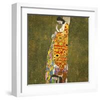 Hope II, 1907-1908-Gustav Klimt-Framed Art Print