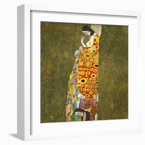 Hope II, 1907-1908-Gustav Klimt-Framed Art Print