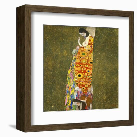 Hope II, 1907-1908-Gustav Klimt-Framed Art Print