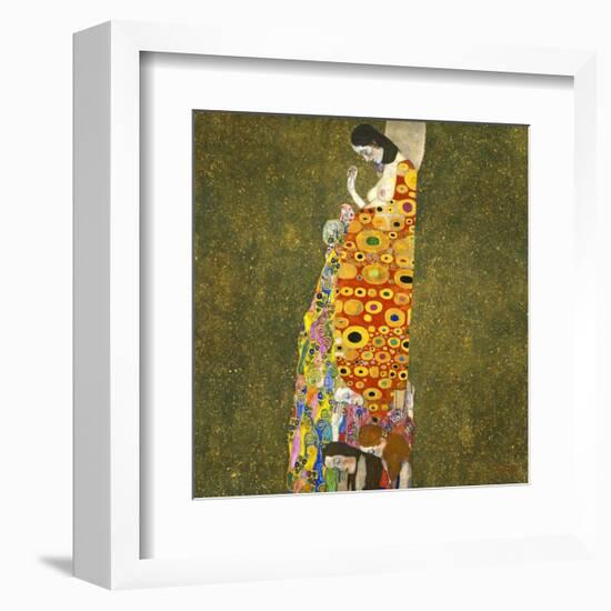 Hope II, 1907-1908-Gustav Klimt-Framed Art Print