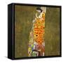 Hope, II by Gustav Klimt-Gustav Klimt-Framed Stretched Canvas