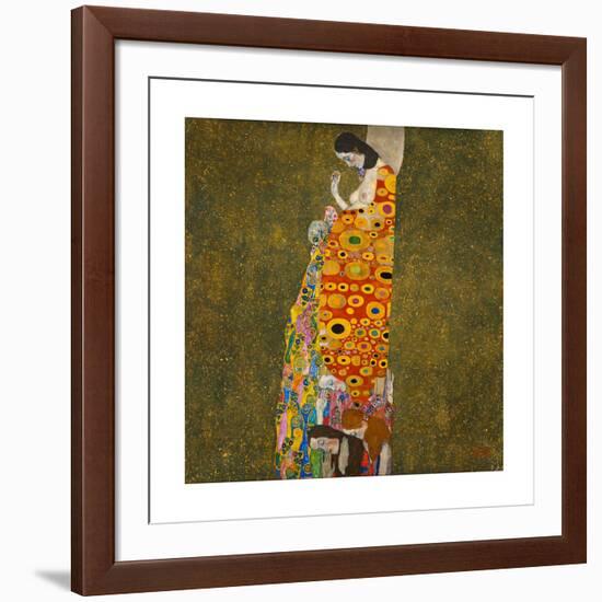 Hope II-Gustav Klimt-Framed Giclee Print