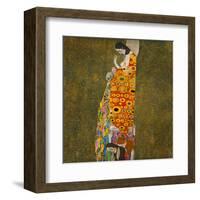 Hope II-Gustav Klimt-Framed Art Print