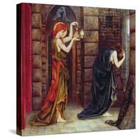 Hope in the Prison of Despair-Evelyn De Morgan-Stretched Canvas