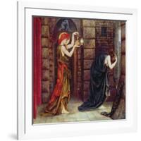 Hope in the Prison of Despair-Evelyn De Morgan-Framed Giclee Print