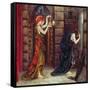 Hope in the Prison of Despair-Evelyn De Morgan-Framed Stretched Canvas