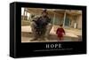 Hope: Inspirational Quote and Motivational Poster-null-Framed Stretched Canvas