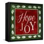 Hope Joy-Jace Grey-Framed Stretched Canvas