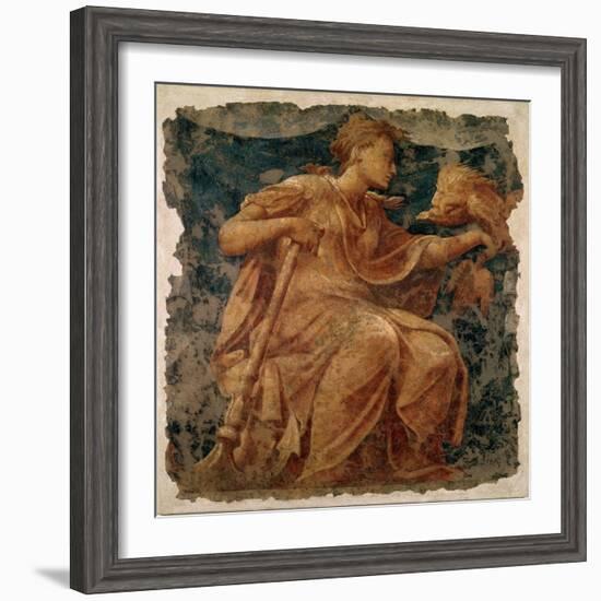 Hope, One of the Three Theological Virtues-Nicolò dell' Abate-Framed Giclee Print