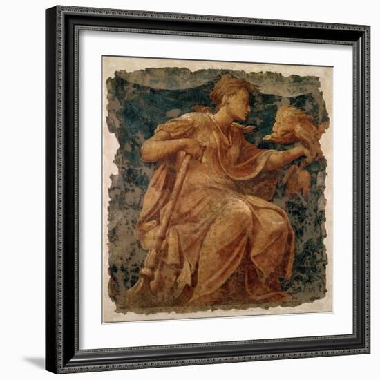 Hope, One of the Three Theological Virtues-Nicolò dell' Abate-Framed Giclee Print