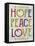 Hope Peace Love-Erin Clark-Framed Stretched Canvas