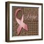 Hope Ribbon-Todd Williams-Framed Art Print