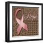 Hope Ribbon-Todd Williams-Framed Art Print