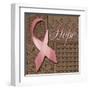 Hope Ribbon-Todd Williams-Framed Art Print