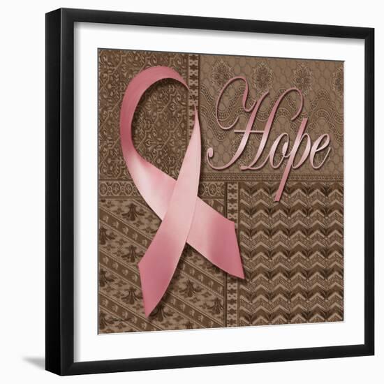 Hope Ribbon-Todd Williams-Framed Art Print