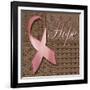 Hope Ribbon-Todd Williams-Framed Art Print