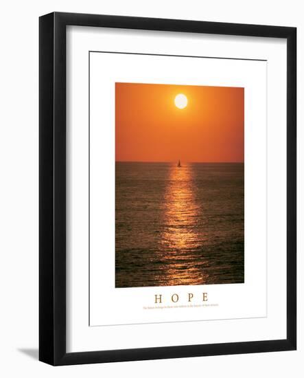 Hope - Sailboat-unknown unknown-Framed Photo