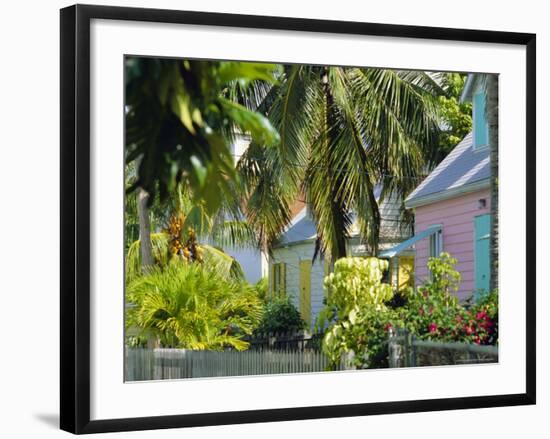 Hope Town, 200 Year Old Settlement on Elbow Cay, Abaco Islands, Bahamas, Caribbean, West Indies-Nedra Westwater-Framed Photographic Print