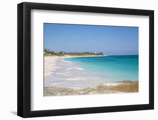 Hope Town Beach, Hope Town, Elbow Cay, Abaco Islands, Bahamas, West Indies, Central America-Jane Sweeney-Framed Photographic Print