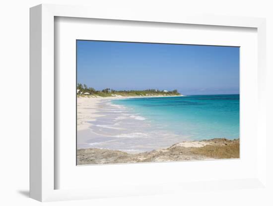 Hope Town Beach, Hope Town, Elbow Cay, Abaco Islands, Bahamas, West Indies, Central America-Jane Sweeney-Framed Photographic Print