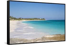 Hope Town Beach, Hope Town, Elbow Cay, Abaco Islands, Bahamas, West Indies, Central America-Jane Sweeney-Framed Stretched Canvas