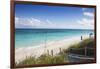 Hope Town Beach, Hope Town, Elbow Cay, Abaco Islands, Bahamas, West Indies, Central America-Jane Sweeney-Framed Photographic Print