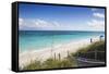 Hope Town Beach, Hope Town, Elbow Cay, Abaco Islands, Bahamas, West Indies, Central America-Jane Sweeney-Framed Stretched Canvas