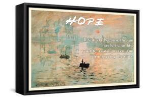 Hope-null-Framed Stretched Canvas